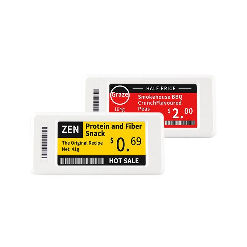 2,66-calowa cyfrowa etykieta półkowa z serii Lite