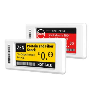 2,66-calowa cyfrowa etykieta półkowa z serii Lite