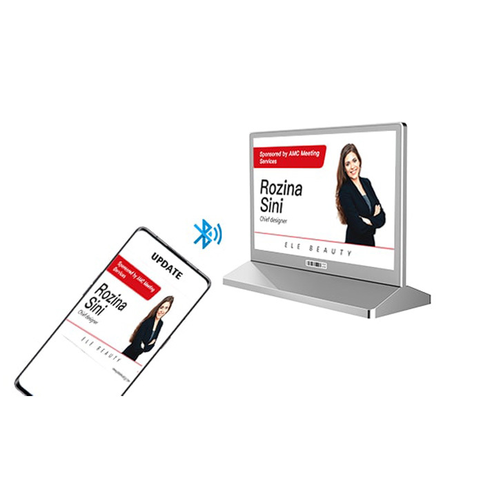 Bluetooth E-Paper Meeting Signage, APP obsługuje telefony z systemem Android i IOS