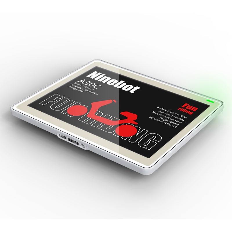 5,83-calowa, wielojęzyczna elektroniczna metka z ceną Rock Series