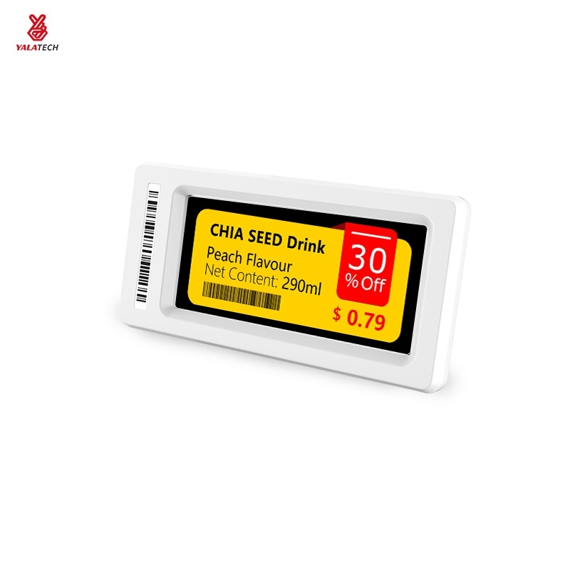 2,9-calowa, 4-kolorowa elektroniczna etykieta detaliczna z serii Lite
