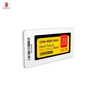 2,9-calowa, 4-kolorowa elektroniczna etykieta półkowa Slim Series