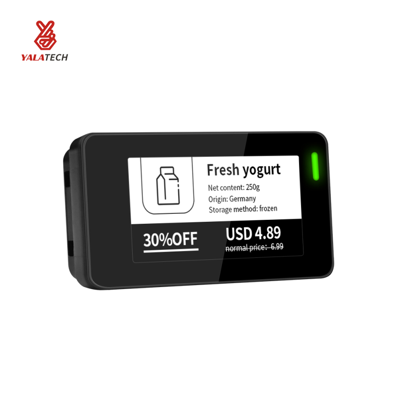 Wielojęzyczna cyfrowa etykieta na półkę do zamrażarki o przekątnej 2,13 cala, wodoodporna