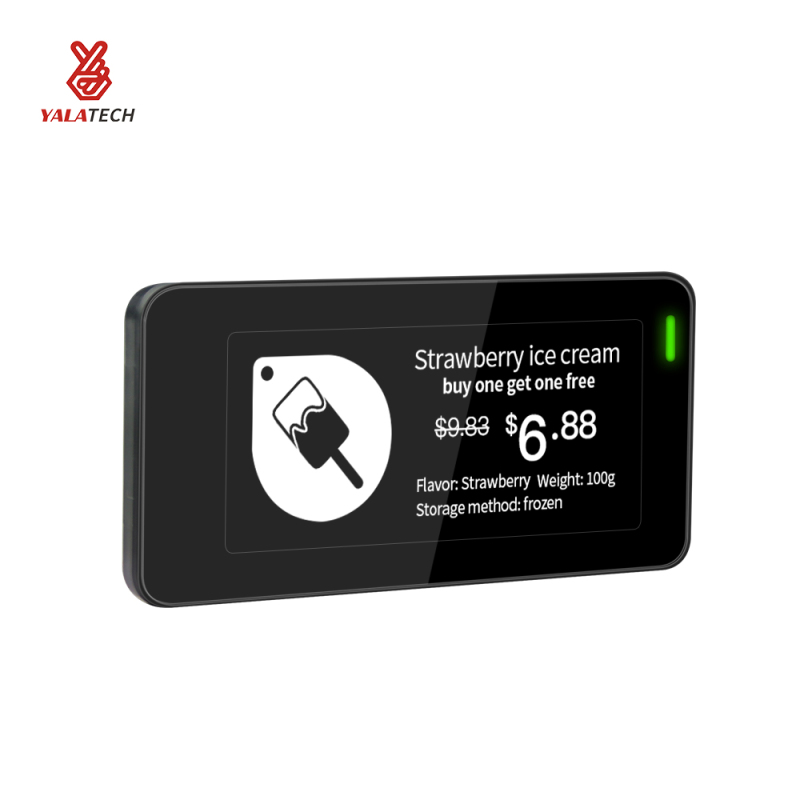 2,9-calowa, wielojęzyczna cyfrowa etykieta na półkę do zamrażarki, wodoodporna