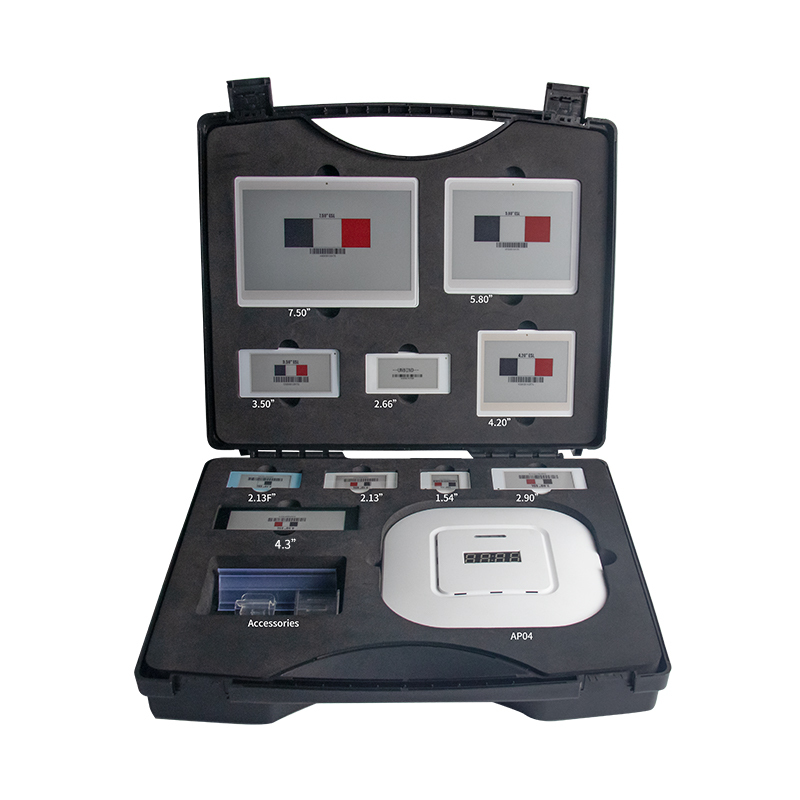 Zestawy demonstracyjne elektronicznych etykiet na półki