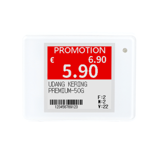 1,54-calowa elektroniczna etykieta półki